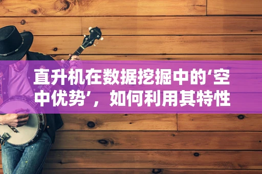 直升机在数据挖掘中的‘空中优势’，如何利用其特性提升数据分析效率？