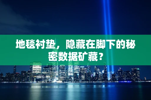 地毯衬垫，隐藏在脚下的秘密数据矿藏？