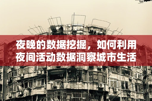 夜晚的数据挖掘，如何利用夜间活动数据洞察城市生活？