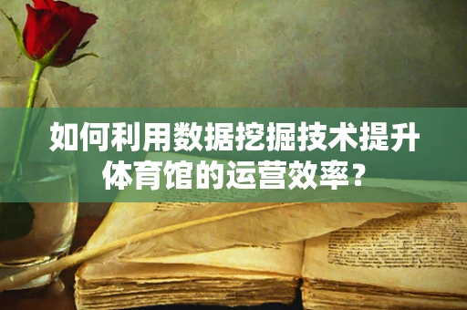 如何利用数据挖掘技术提升体育馆的运营效率？