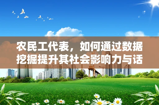 农民工代表，如何通过数据挖掘提升其社会影响力与话语权？