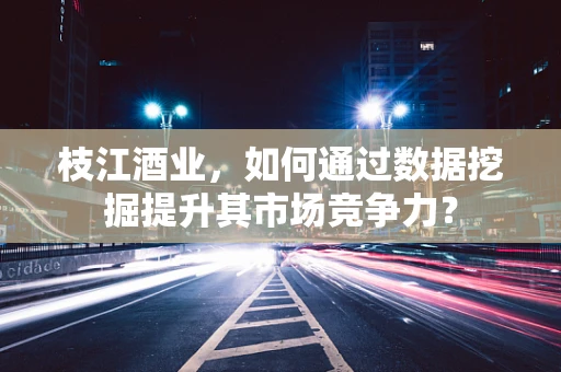 枝江酒业，如何通过数据挖掘提升其市场竞争力？
