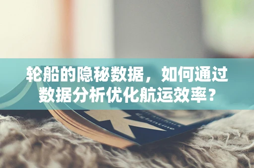 轮船的隐秘数据，如何通过数据分析优化航运效率？