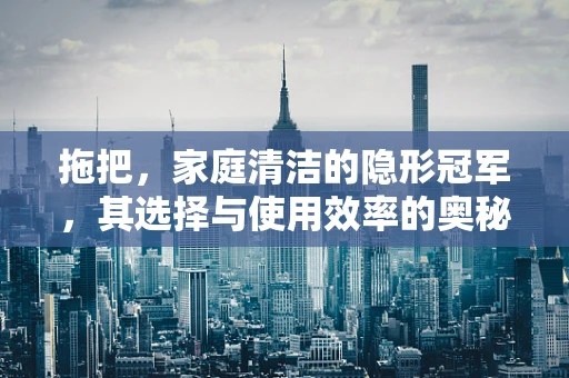 拖把，家庭清洁的隐形冠军，其选择与使用效率的奥秘何在？