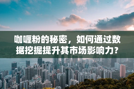 咖喱粉的秘密，如何通过数据挖掘提升其市场影响力？