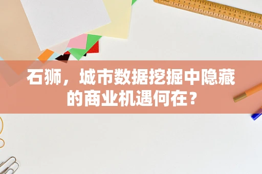 石狮，城市数据挖掘中隐藏的商业机遇何在？