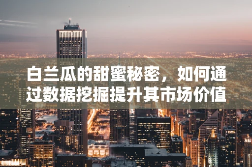 白兰瓜的甜蜜秘密，如何通过数据挖掘提升其市场价值？