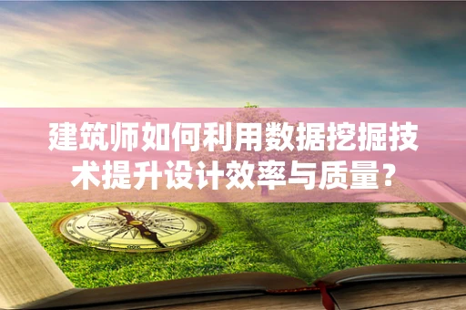建筑师如何利用数据挖掘技术提升设计效率与质量？