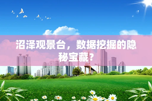 沼泽观景台，数据挖掘的隐秘宝藏？