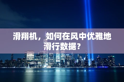 滑翔机，如何在风中优雅地滑行数据？