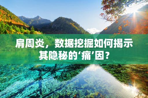 肩周炎，数据挖掘如何揭示其隐秘的‘痛’因？