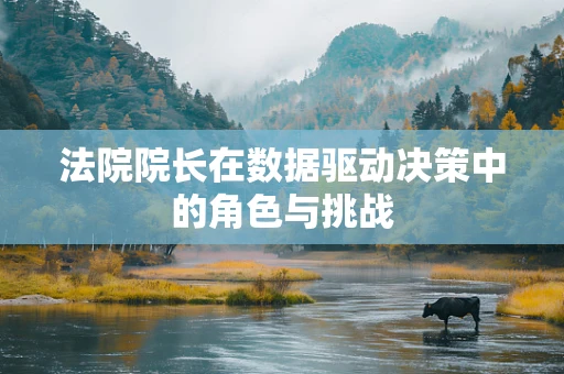 法院院长在数据驱动决策中的角色与挑战