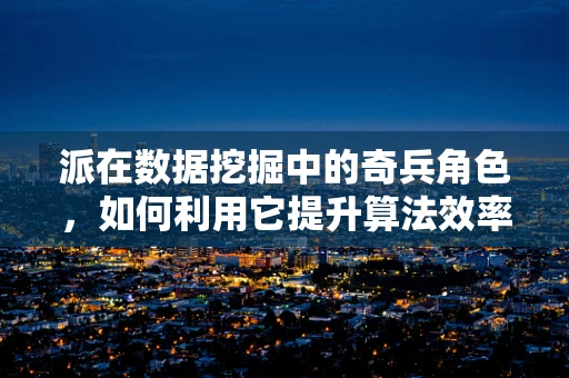 派在数据挖掘中的奇兵角色，如何利用它提升算法效率？