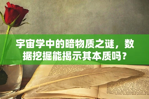 宇宙学中的暗物质之谜，数据挖掘能揭示其本质吗？