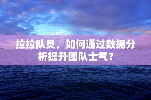拉拉队员，如何通过数据分析提升团队士气？