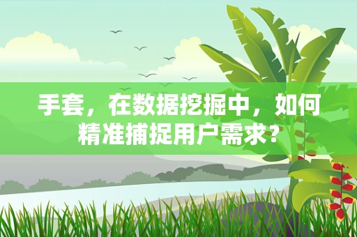 手套，在数据挖掘中，如何精准捕捉用户需求？
