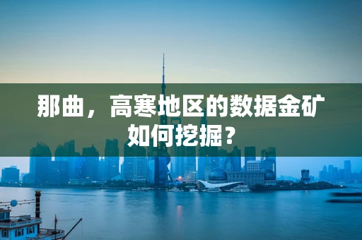 那曲，高寒地区的数据金矿如何挖掘？