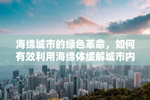 海绵城市的绿色革命，如何有效利用海绵体缓解城市内涝？