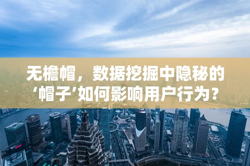 无檐帽，数据挖掘中隐秘的‘帽子’如何影响用户行为？