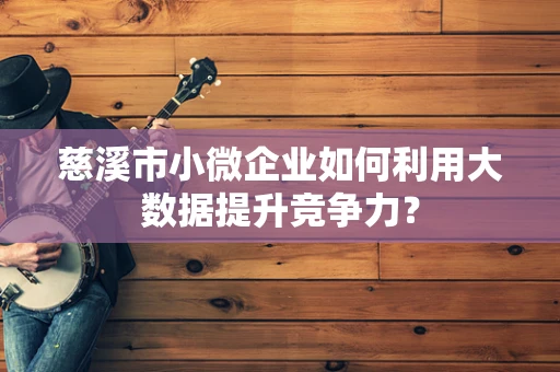 慈溪市小微企业如何利用大数据提升竞争力？