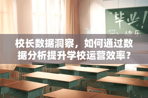 校长数据洞察，如何通过数据分析提升学校运营效率？