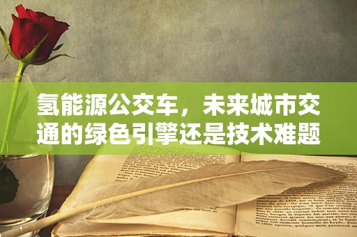 氢能源公交车，未来城市交通的绿色引擎还是技术难题的试验场？
