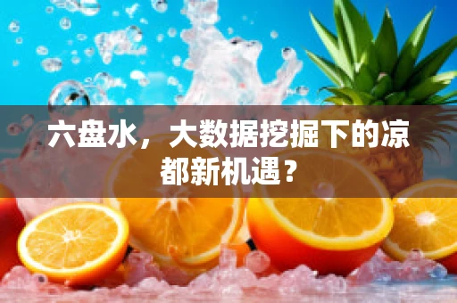 六盘水，大数据挖掘下的凉都新机遇？