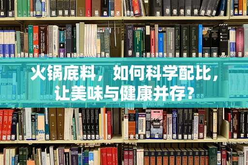 火锅底料，如何科学配比，让美味与健康并存？