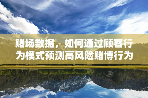 赌场数据，如何通过顾客行为模式预测高风险赌博行为？