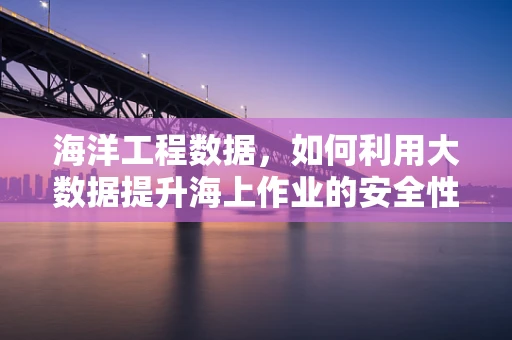 海洋工程数据，如何利用大数据提升海上作业的安全性与效率？