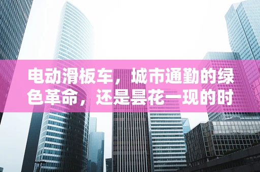 电动滑板车，城市通勤的绿色革命，还是昙花一现的时尚玩具？