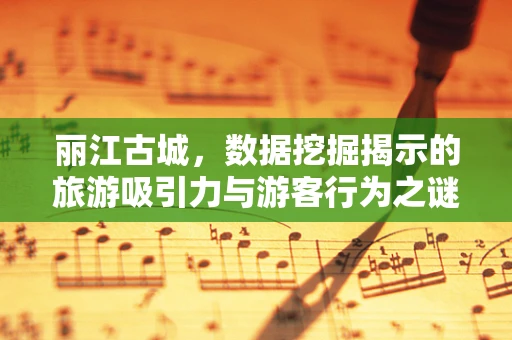 丽江古城，数据挖掘揭示的旅游吸引力与游客行为之谜