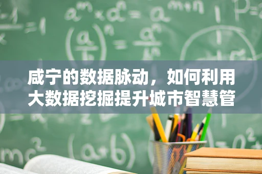 咸宁的数据脉动，如何利用大数据挖掘提升城市智慧管理？