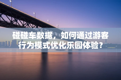 碰碰车数据，如何通过游客行为模式优化乐园体验？
