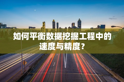 如何平衡数据挖掘工程中的速度与精度？