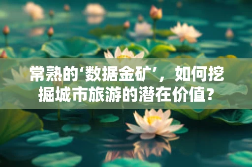 常熟的‘数据金矿’，如何挖掘城市旅游的潜在价值？