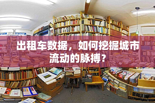 出租车数据，如何挖掘城市流动的脉搏？