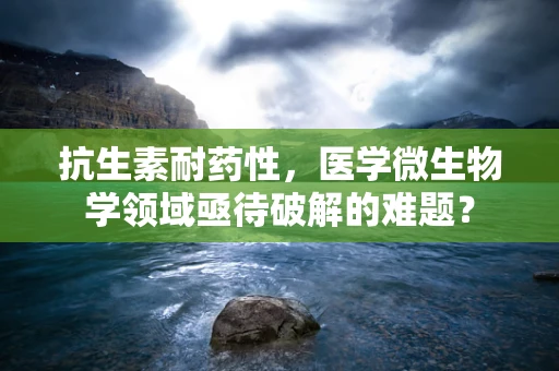 抗生素耐药性，医学微生物学领域亟待破解的难题？
