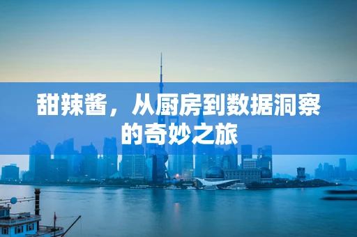 甜辣酱，从厨房到数据洞察的奇妙之旅