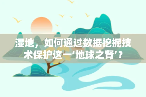 湿地，如何通过数据挖掘技术保护这一‘地球之肾’？