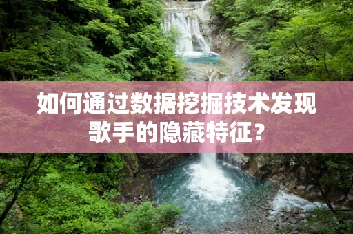 如何通过数据挖掘技术发现歌手的隐藏特征？