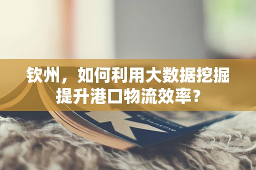 钦州，如何利用大数据挖掘提升港口物流效率？