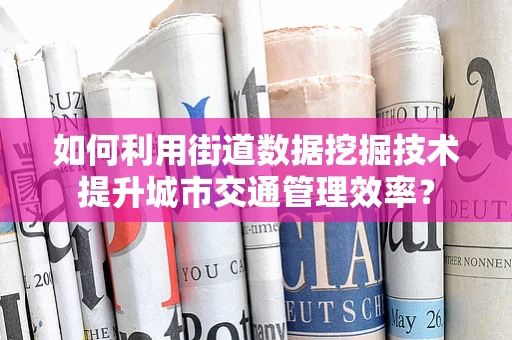如何利用街道数据挖掘技术提升城市交通管理效率？